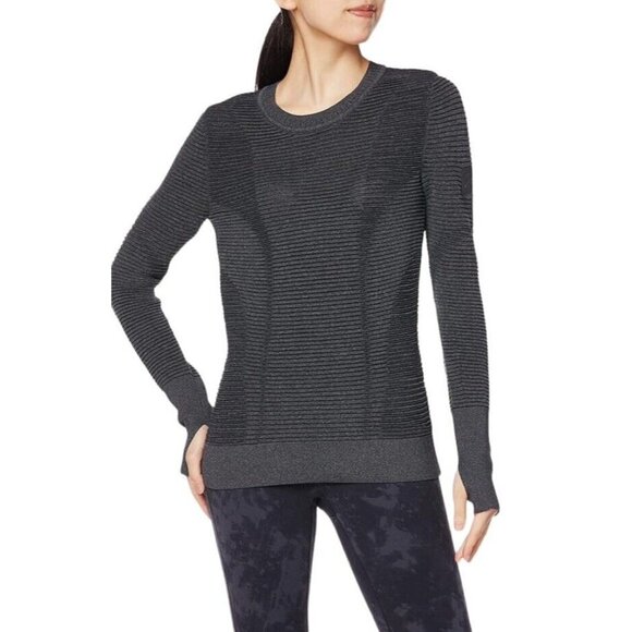 Under Armour Gray IntelliKnit Phantom 2.0 Crewneck Base Top Womens Sz Small - Picture 8 of 10